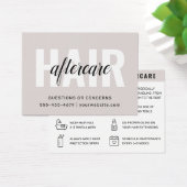 Moderne Eenvoudige haaruitgangen nazorg Kaart (Bureau)