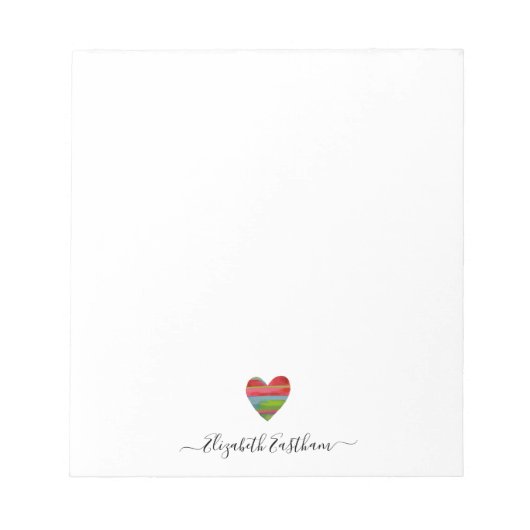 Moderne Eenvoudige handmatige stuurbalk Notitieblok (Voorkant)