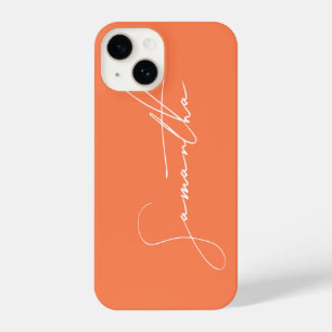 Moderne Eenvoudige handtekeningen, kalender voor s iPhone 14 Hoesje