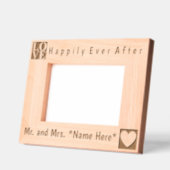 Moderne, eenvoudige heer en mevrouw namen, liefde  gegraveerde lijstjes (Links)