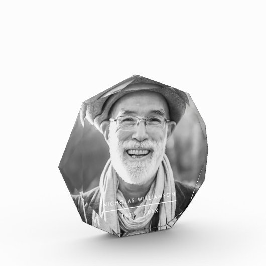 Moderne Eenvoudige herinneringen op maat Fotoblokken (Links)