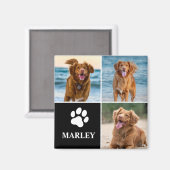 Moderne Eenvoudige Hond Liefhebber Aangepaste Foto Magneet (Voorkant / Achterkant)