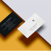 Moderne , eenvoudige honing visitekaartje