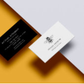 Moderne , eenvoudige honingzwarte honing visitekaartje