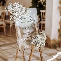 Moderne Eenvoudige Huwelijk Elegante Kalligrafie W