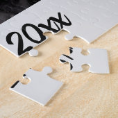 Moderne Eenvoudige Jubileum Foto Legpuzzel (Zijkant)