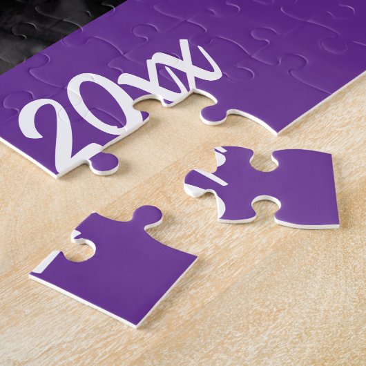 Moderne Eenvoudige Jubileum Foto Legpuzzel (Zijkant)