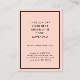 Moderne, eenvoudige Kaart met korting