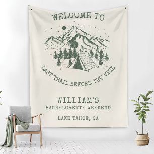 Moderne Eenvoudige Kamp Bachelorette Partij Fleece Deken