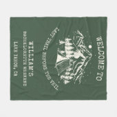 Moderne Eenvoudige Kamp Bachelorette Partij Fleece Deken (Voorkant (Horizontaal))