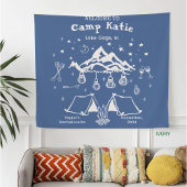 Moderne Eenvoudige Kamp Bruidsfeest  Fleece Deken