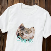 Moderne Eenvoudige Kattenvorm Aangepaste Huisdier  T-shirt