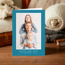 Moderne Eenvoudige kerstfoto