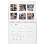 Moderne Eenvoudige kerstfoto Kalender (Mar 2026)