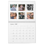 Moderne Eenvoudige kerstfoto Kalender (Jan 2027)