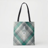Moderne Eenvoudige kerstgroene feestjes Tote Bag (Voorkant)