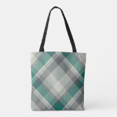 Moderne Eenvoudige kerstgroene feestjes Tote Bag (Achterkant)