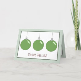 Moderne Eenvoudige Kerstkaart Feestdagen Kaart