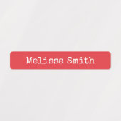 Moderne eenvoudige Kinder waterdichte labels (Design 1)