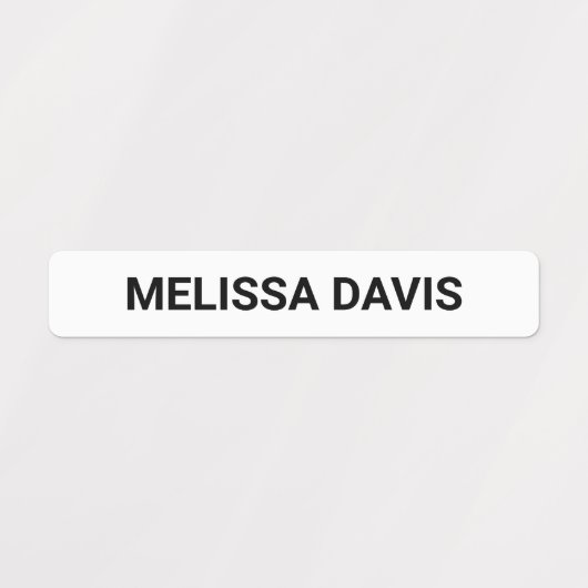 Moderne eenvoudige Kinder waterdichte labels (Design 1)