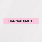 Moderne eenvoudige Kinder waterdichte labels (Design 2)