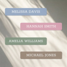 Moderne eenvoudige Kinder waterdichte labels