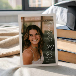 Moderne Eenvoudige Klas 2025 Afstudeer Uitnodiging