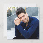 Moderne eenvoudige klasse van 2024 PHOTO Graduatio Kaart (Achterkant)