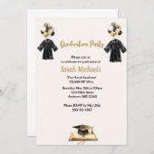 Moderne Eenvoudige Klasse van 20xx Graduation Part Kaart (Voorkant / Achterkant)