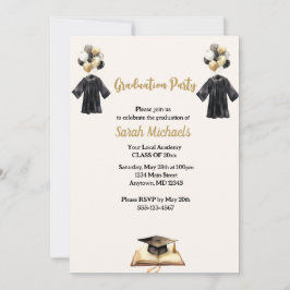 Moderne Eenvoudige Klasse van 20xx Graduation Part Kaart