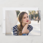 Moderne eenvoudige klasse van de 2023-fotograafpar kaart (Achterkant)