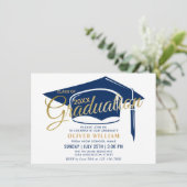 Moderne eenvoudige klasse van de Graduation Party  Kaart (Staand voorkant)