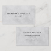 Moderne Eenvoudige & Klassieke Schoonheid Visitekaartje (Voorkant / Achterkant)