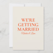 Moderne Eenvoudige Kleurrijke Hand Getrokken Retro Kaart (Achterkant)