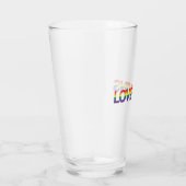 Moderne, eenvoudige, kleurrijke, levendige liefdes glas (Rechts)