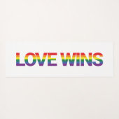 Moderne, eenvoudige, kleurrijke, levendige liefdes yogamat (Achterkant (horizontaal))