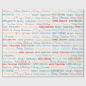 Moderne eenvoudige kleurrijke typografie, prettig  cadeaupapier (Vlak)