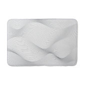 Moderne, eenvoudige, koele, abstracte bewegingsgol badmat (Voorkant)