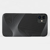 Moderne, eenvoudige, koele, abstracte bewegingsgol Case-Mate iPhone case (Achterkant (horizontaal))