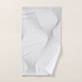 Moderne, eenvoudige, koele, abstracte bewegingsgol handdoek (Handdoek)