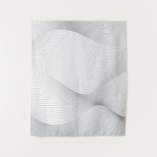 Moderne, eenvoudige, koele, abstracte bewegingsgol wandkleed