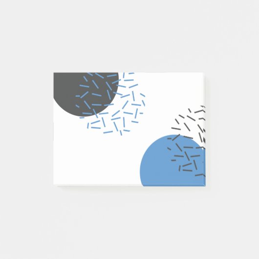 Moderne, eenvoudige, koele, abstracte, grafische v post-it® notes (Voorkant)