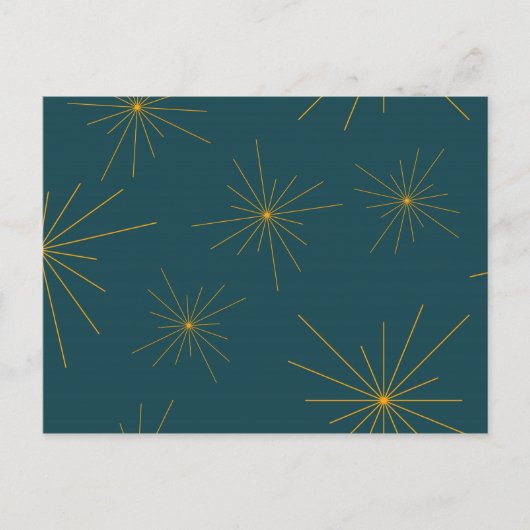 Moderne, eenvoudige, koele, trendy lichte abstract briefkaart (Voorkant)