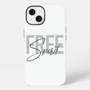 Moderne, eenvoudige, koele typografie van Vrije Ge iPhone 13 Hoesje
