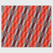 Moderne, eenvoudige koelmuziek minimaliseert het g cadeaupapier (Vlak)