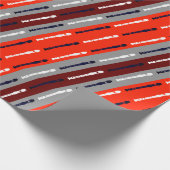 Moderne, eenvoudige koelmuziek minimaliseert het g cadeaupapier (Hoek)