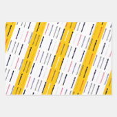 Moderne, eenvoudige koelmuziek minimaliseert het g inpakpapier vel (Voorkant)