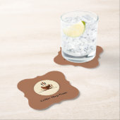 Moderne Eenvoudige Koffiewinkel Professionele Shop Kartonnen Onderzetters (Insitu)