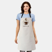 Moderne Eenvoudige Koffiewinkel Professionele Shop Schort (Gedragen)