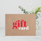 Moderne eenvoudige Kraft Red White Beauty (Staand voorkant)